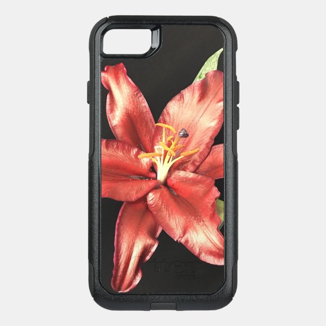 Otterbox Iphone XR phone case - Dark Lily (Back)