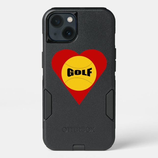 Otterbox iPhone XS Max Apple LOVE GOLF shell 13 Case (Back)