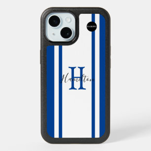 Otterbox Monogram White and Blue Phone Case HAMbWG