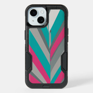 "OtterBox Retro USA Case: Feminine Symmetrical Lin iPhone 15 Case