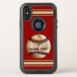 OtterBox Rustic Baseball Phone Cases PERSONALIZED