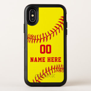 OtterBox, Tough, Softball Phone Cases, New to Old OtterBox Symmetry iPhone X Case