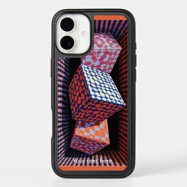 OtterBox Vibrant Modern Abstract Geometric Pattern Otterbox iPhone Case (Back)