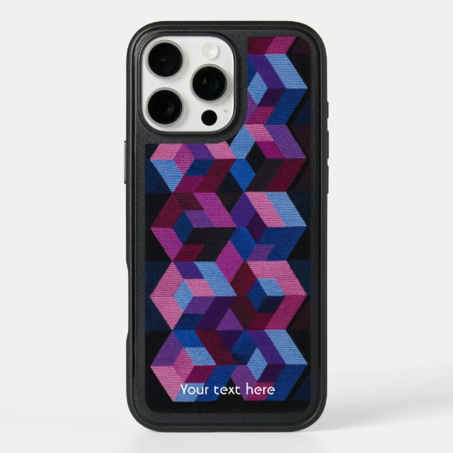 OtterBox Vibrant Modern Abstract Geometric Pattern Otterbox iPhone Case (Back)