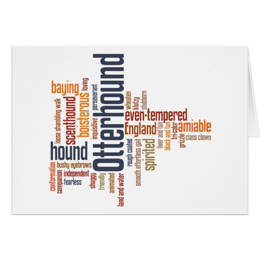 Otterhound Cards (Front Horizontal)