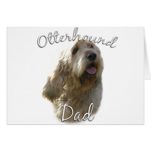 Otterhound Dad 2 Cards (Front Horizontal)