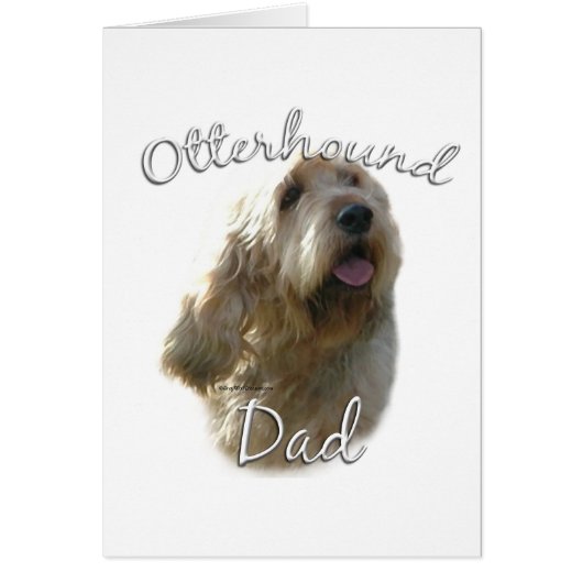 Otterhound Dad 2 Cards (Front)