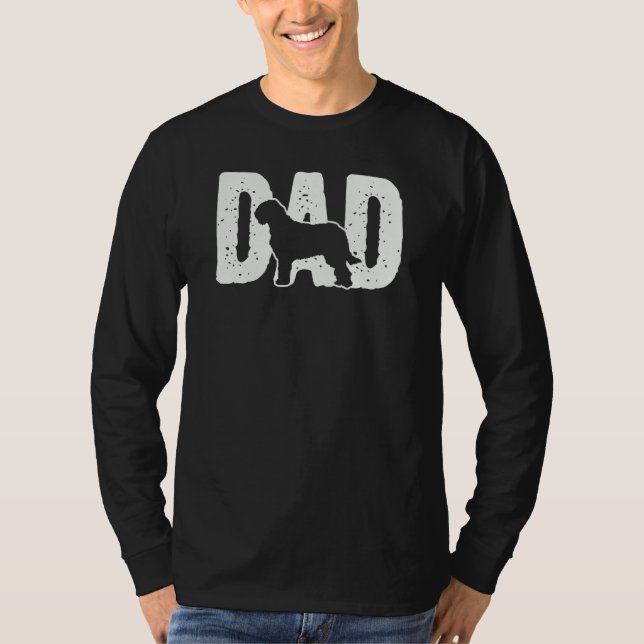 otterhound Father Dad Graphics Dog T-Shirt (Front)