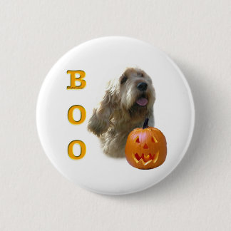 Otterhound Halloween BOO Pinback Button