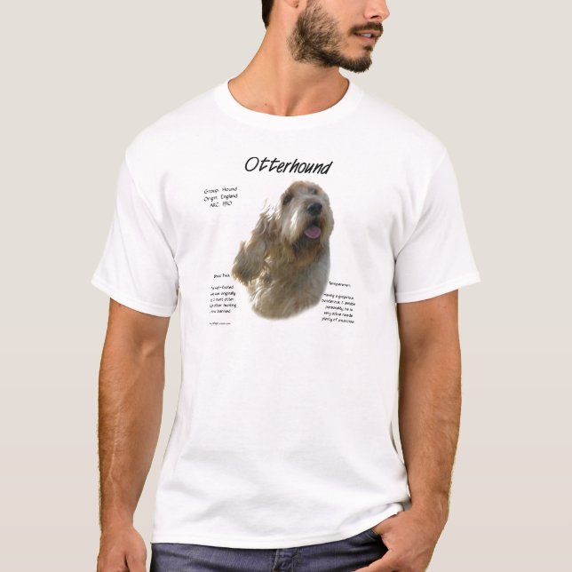 Otterhound History Design T-Shirt (Front)