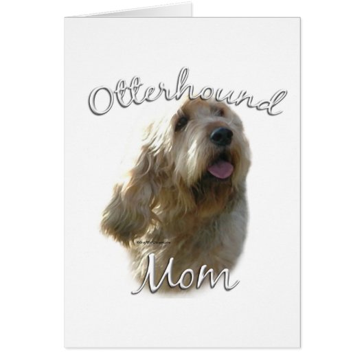 Otterhound Mom 2 Cards (Front)