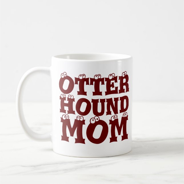 Otterhound Mom Coffee Mug (Left)