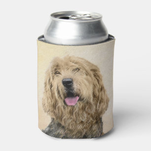 Otterhound Painting - Cute Original Dog Art Can Cooler