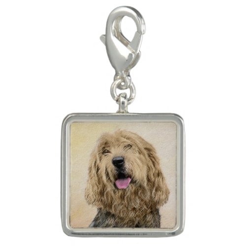 Otterhound Painting _ Cute Original Dog Art Charm