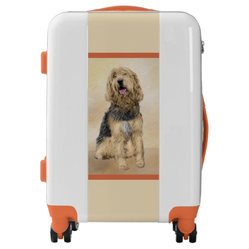 Otterhound Painting _ Cute Original Dog Art Luggag Luggage