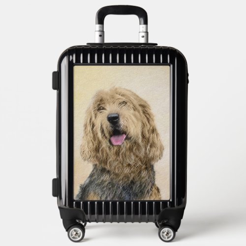 Otterhound Painting _ Cute Original Dog Art Luggage