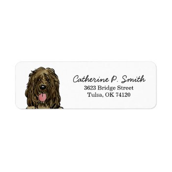 Otterhound Return Address Label by FriendlyPets at Zazzle
