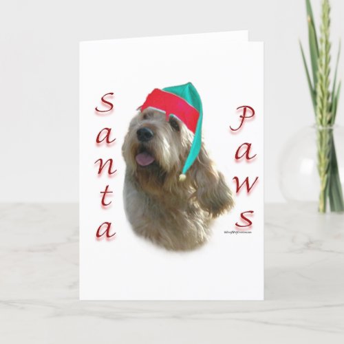 Otterhound Santa Paws Holiday Card