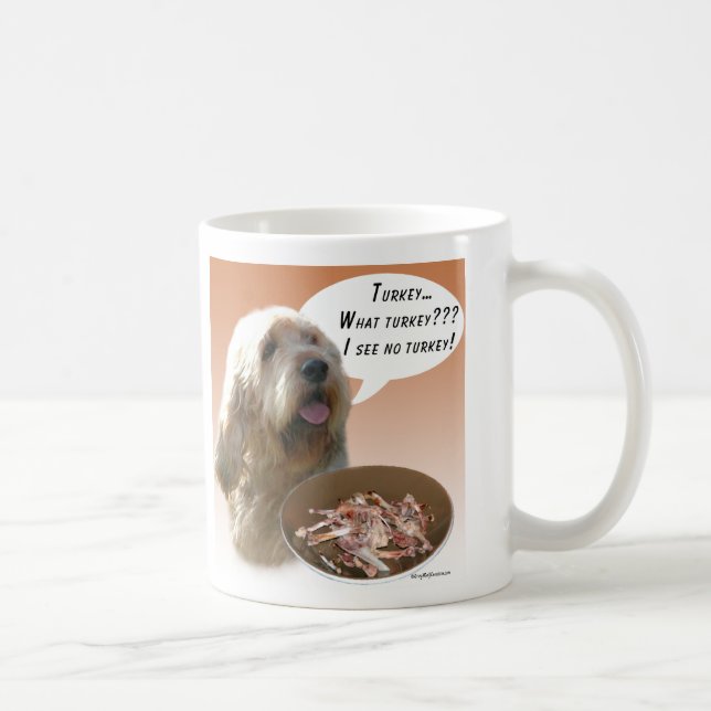 Otterhound Turkey Coffee Mug (Right)