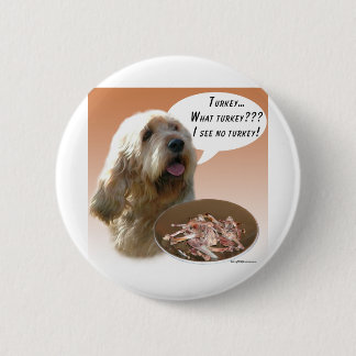 Otterhound Turkey Pinback Button