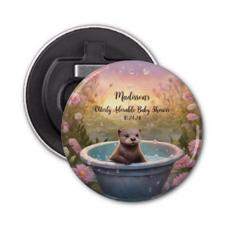 Otterly Adorable Baby Shower Bottle Opener