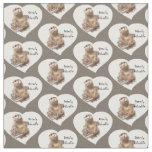 "Otterly Adorable" Cute Watercolor Otter Animal Fabric