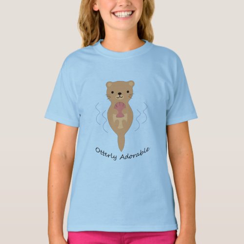 Otterly Adorable Otter T_Shirt