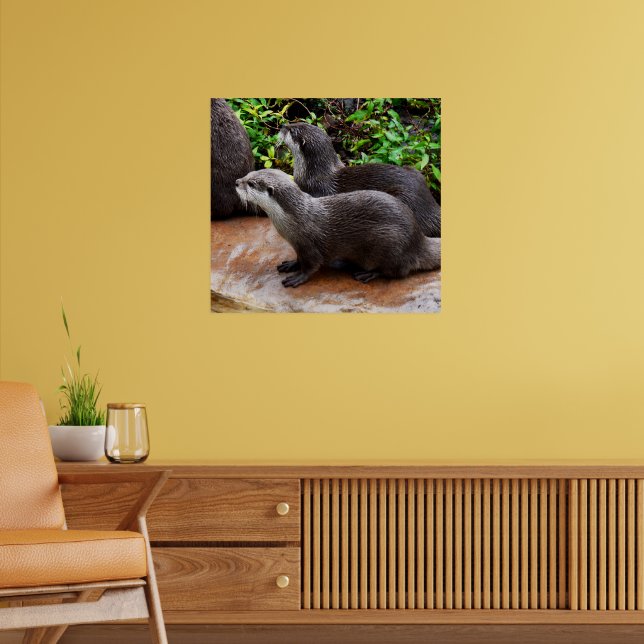 Otterly Adorable Otters, Poster (Living Room 2)