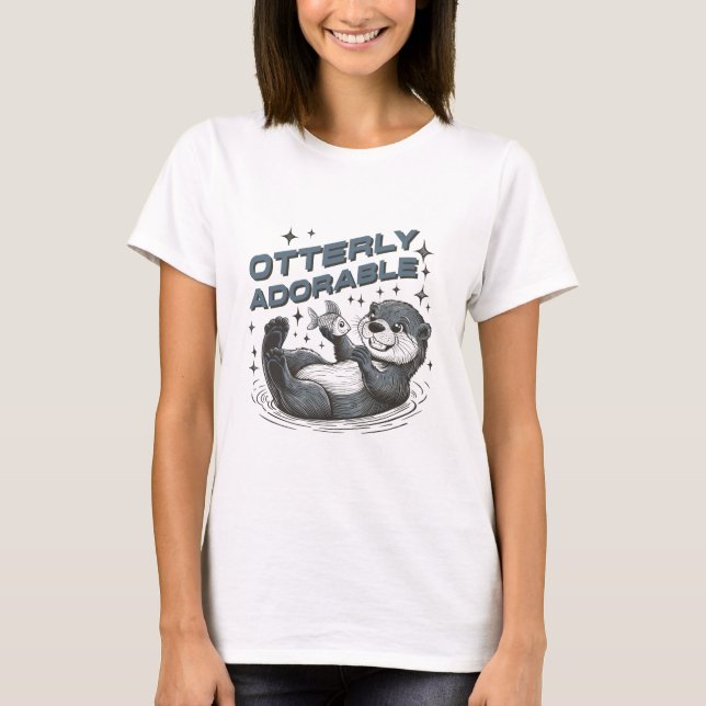 Otterly Adorable T-Shirt (Front)