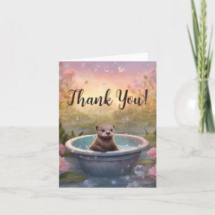 Otterly Adorable Thank You Card