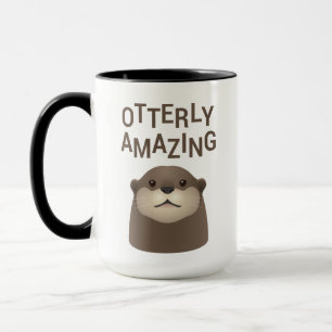 Otterly amazing funny otter mug