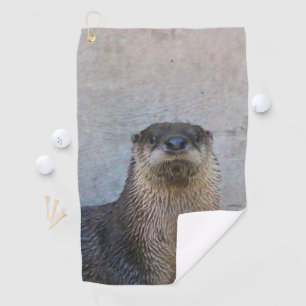 Otterly cute golf towel