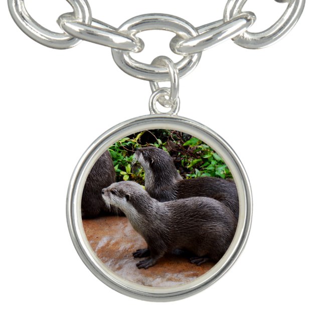 Otterly Cute Ladies Charm Bracelet (Design)