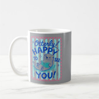 Otterly Happy To See You Cute Otter Back To School Coffee Mug