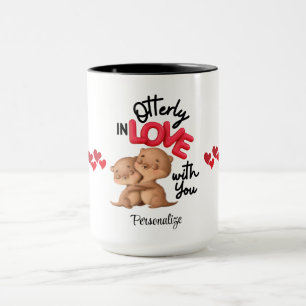 Otterly in Love with You! - Cute Valentine's Day Mug