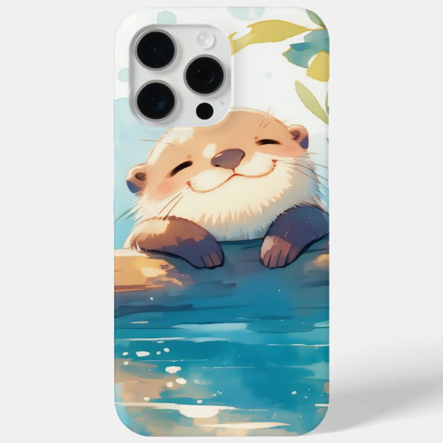 Otterly Lazy Day Case-Mate iPhone Case (Back)