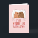 Otterly Lost Cute Otter Pun Funny Valentine's Day Holiday Card<br><div class="desc">Funny Valentine's Day card for your loved ones. Perfect for those who love humor, jokes and puns. A great Valentine's Day greeting card for husband, wife, boyfriend, girlfriend or best friend. Celebrate love with laughter and humor. Personalize the message to fit your occasion. You can also change the background color...</div>