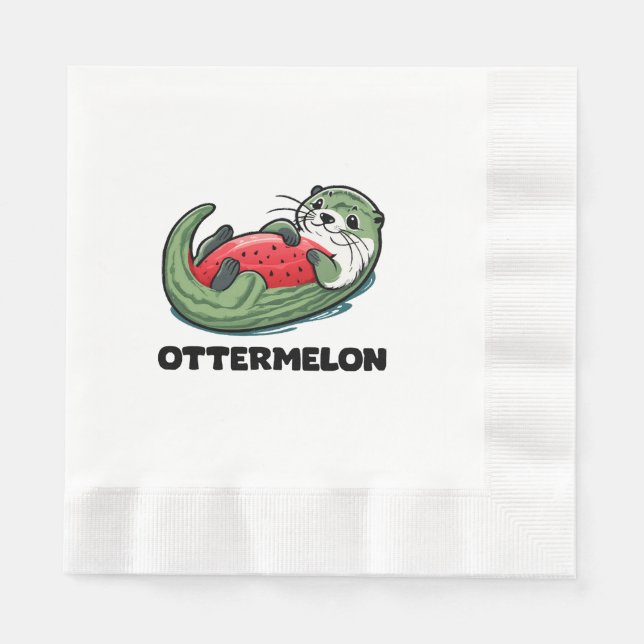 Ottermelon Napkins (Front)