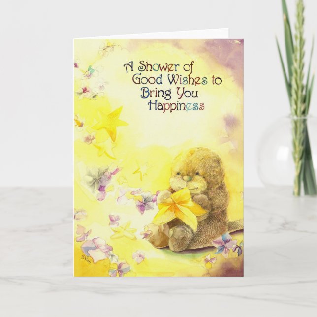 Otter's Birthday Wishes Card (Front)