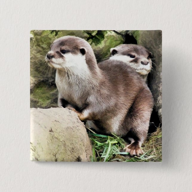 OTTERS BUTTON (Front)