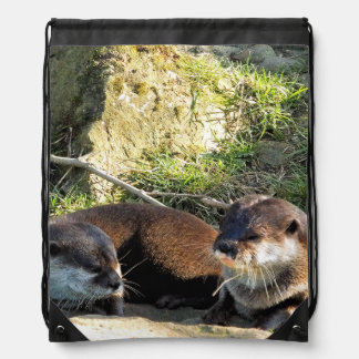 OTTERS DRAWSTRING BAG