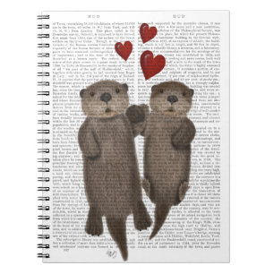 Otters Holding Hands Notebook