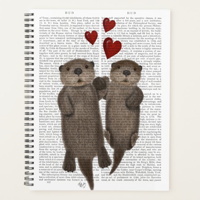 Otters Holding Hands Planner (Front)