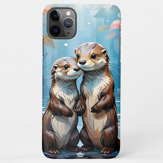 Otters iPhone Case (Back)
