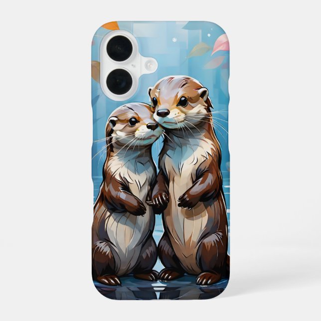 Otters iPhone Case (Back)
