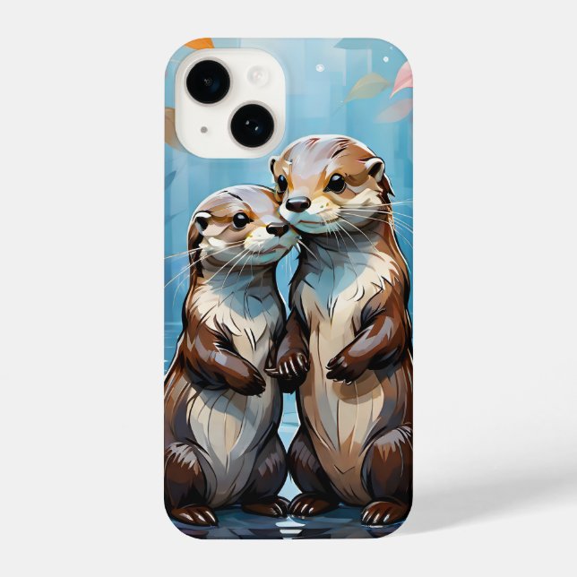 Otters iPhone Case (Back)