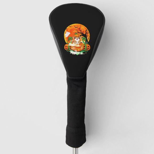 Otters Merry Halloween Golf Head Cover (Front)