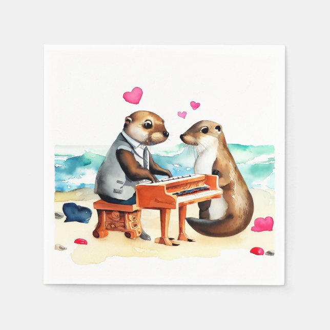 Otters Napkins (Front)