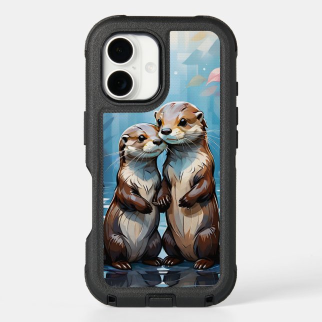 Otters Otterbox iPhone Case (Back)