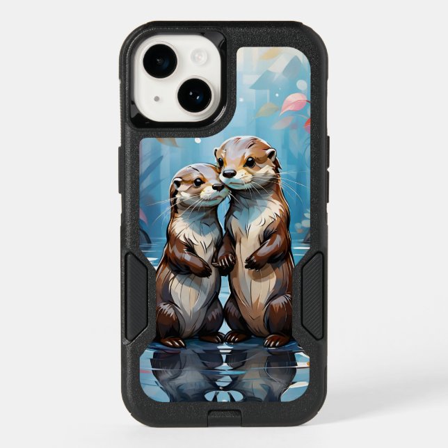 Otters Otterbox iPhone Case (Back)